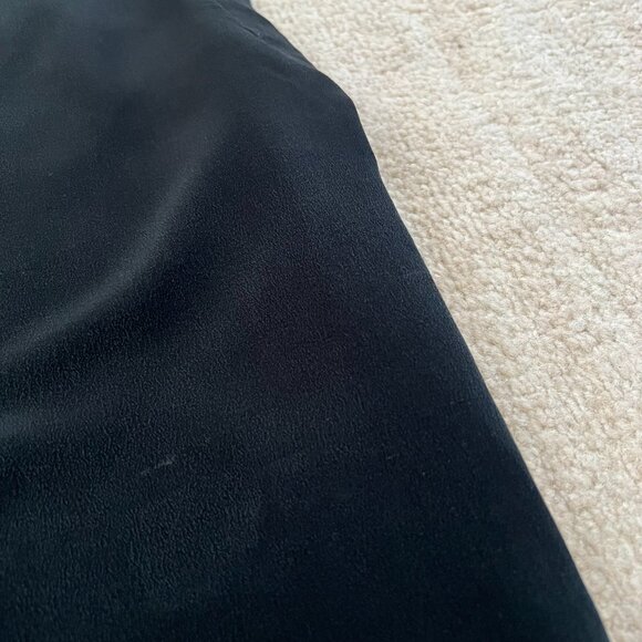 Everlane 100% Silk Boxy Sleeveless Tie Neck Black Blouse Top 4 - Picture 8 of 9